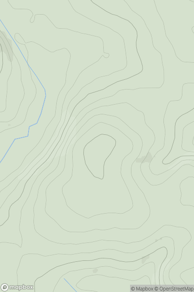 Thumbnail image for Penlan [South-West Wales] [SN253216] showing contour plot for surrounding peak